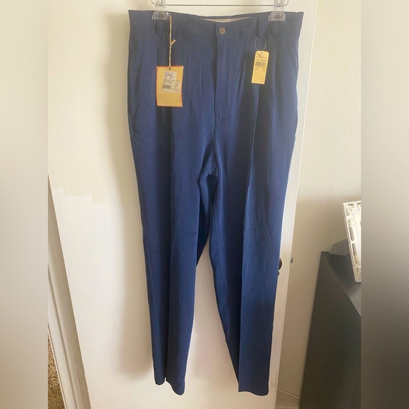 Tommy Bahamas Chino Pants Mens Size 34 x 34 The Fishbone, T1026, midnight color - Picture 1 of 10